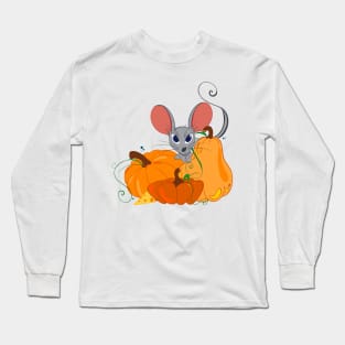 Mouse & Pumpkins Long Sleeve T-Shirt